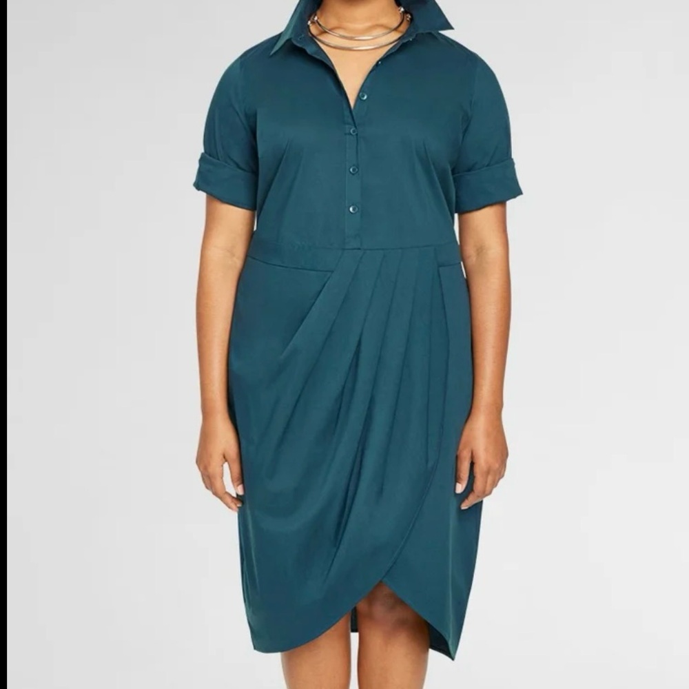 Universal Standard Danielle Dress Teal S